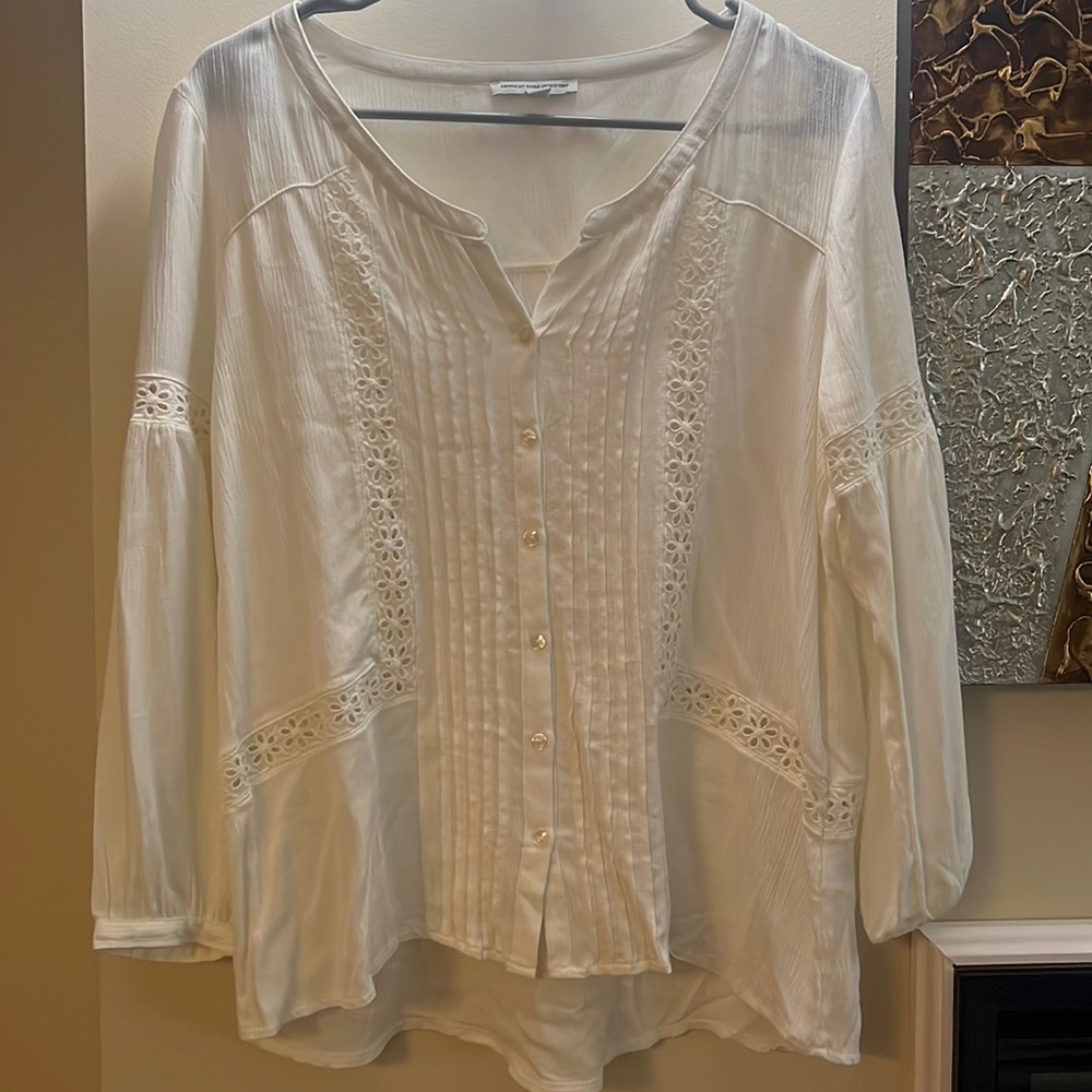 American Eagle White Blouse